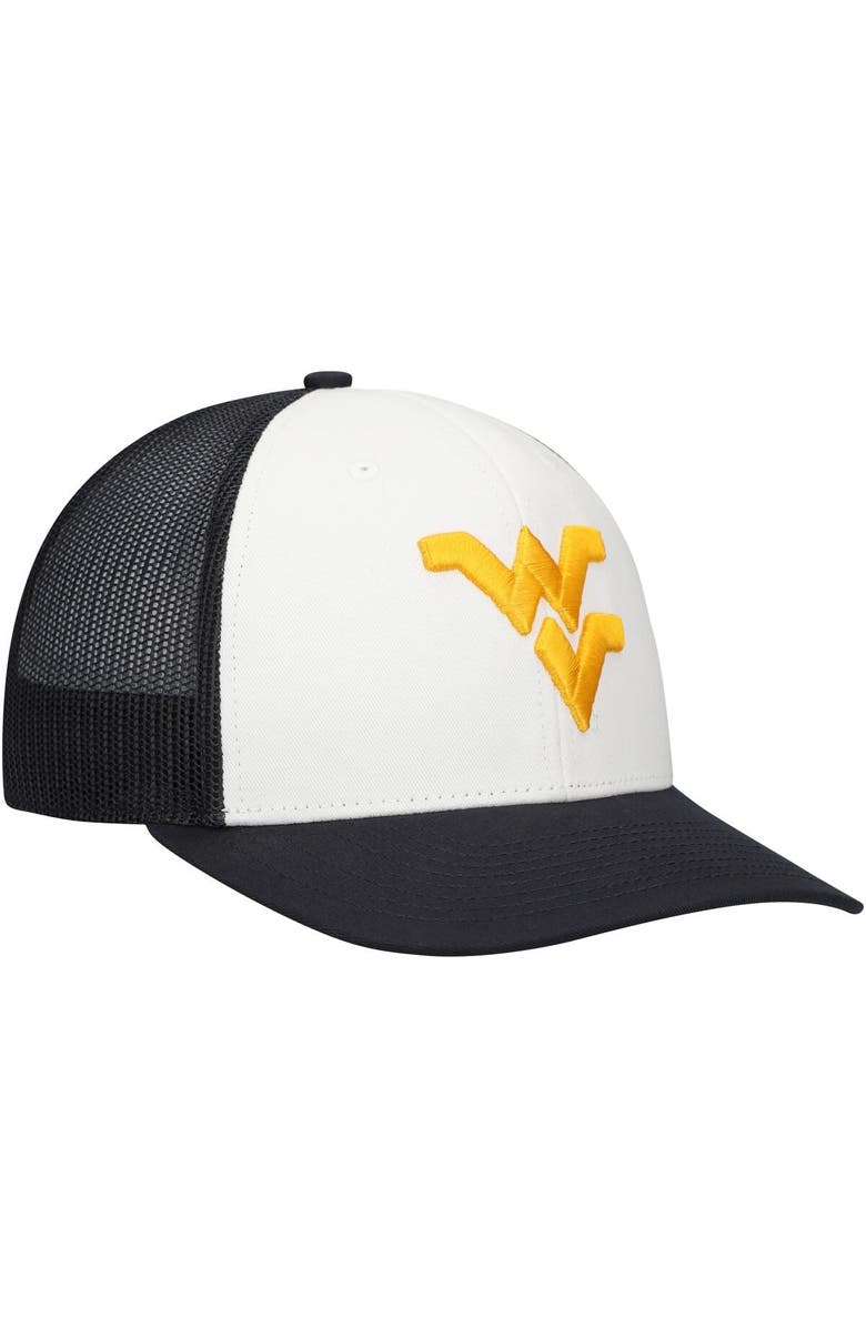 '47 Men's '47 White/Navy West Virginia Mountaineers Freshman Trucker Adjustable Hat, Alternate, color, White