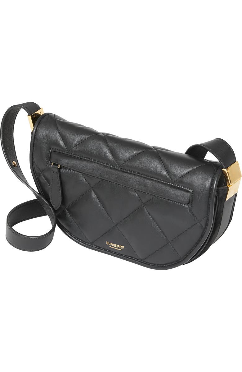 Burberry Small Olympia Diamond Quilted Leather Bag, Alternate, color,