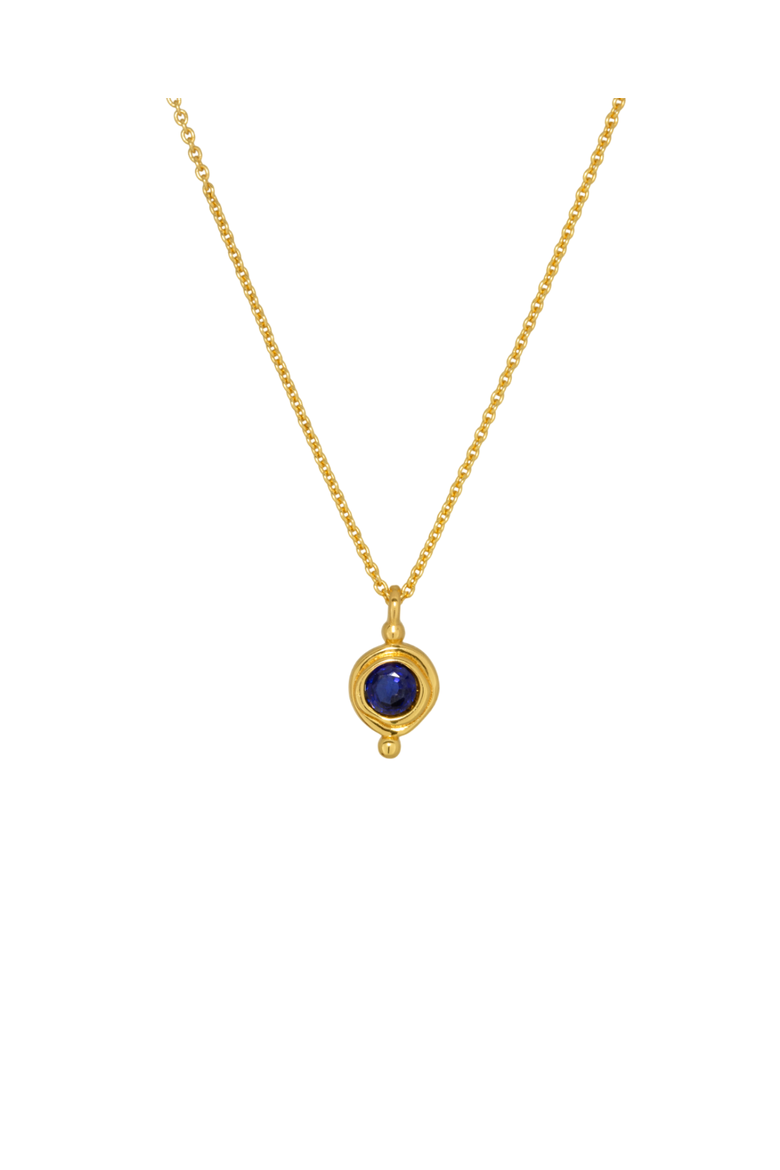 Birthstone Pendant Necklace, Main, color, September
