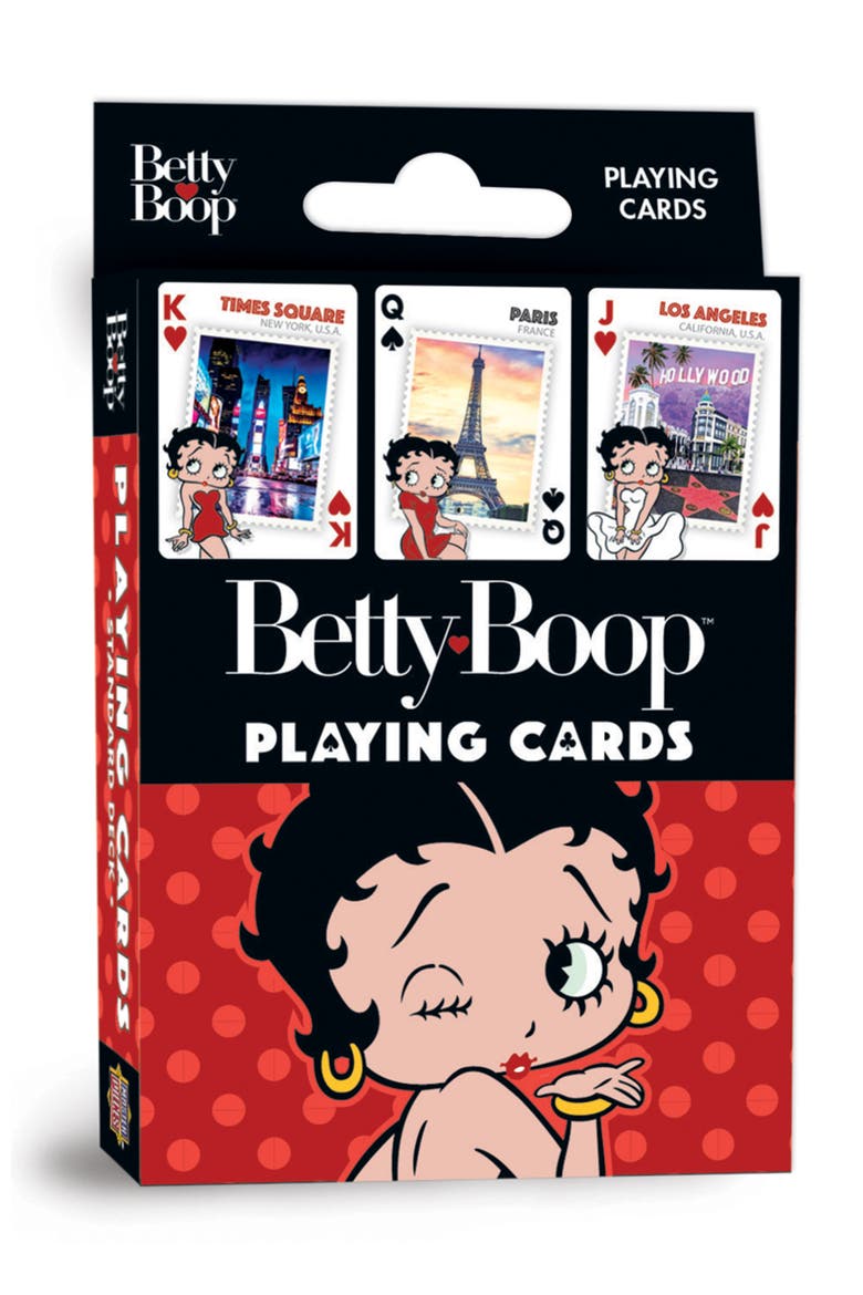 Betty Boop Playing Cards, Main, color, Multicolor