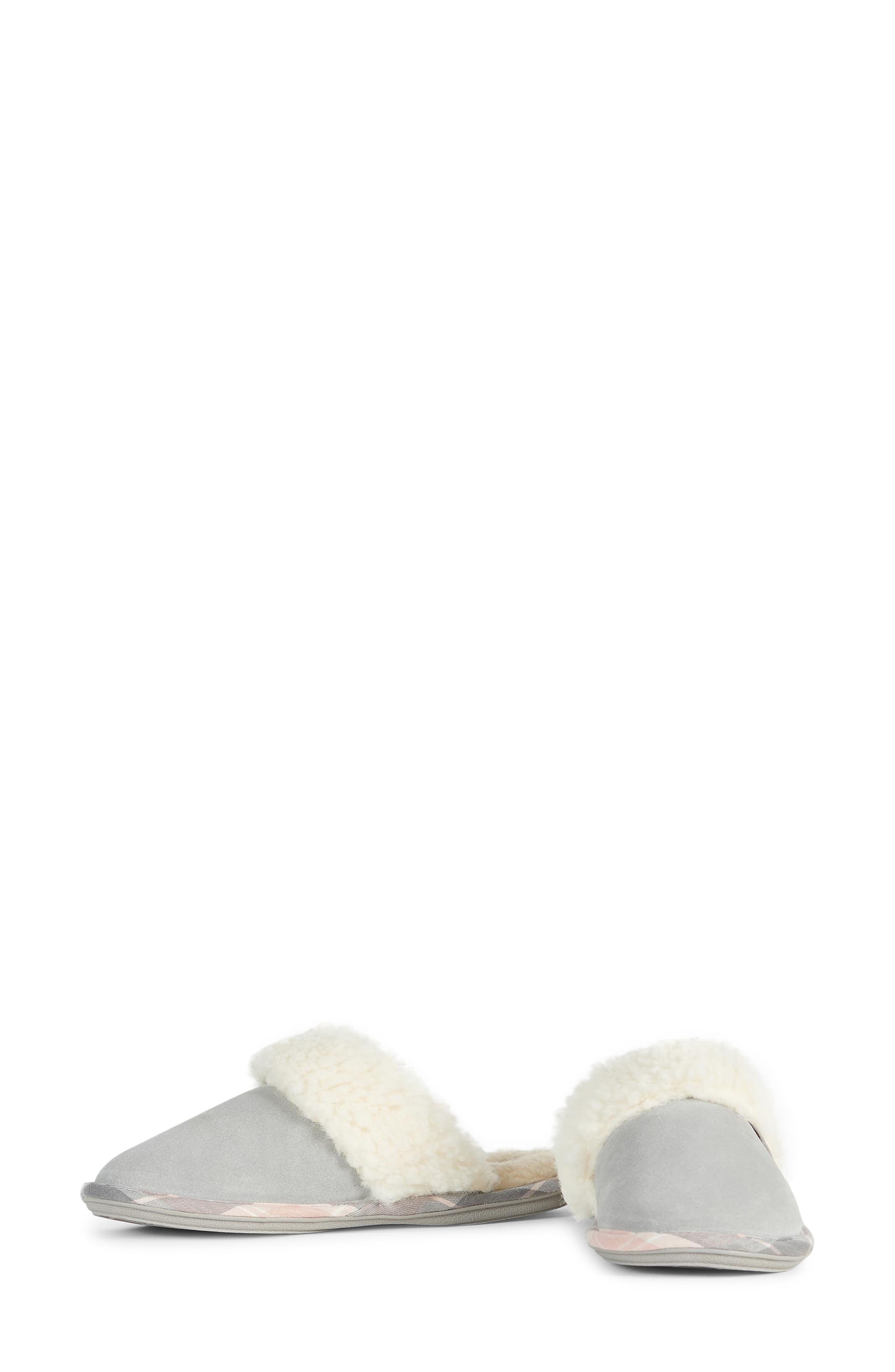 Barbour Lydia Faux Fur Slipper, Alternate, color, 