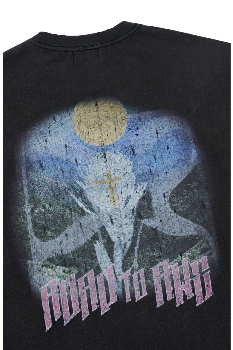 Marceau Oversize Graphic T-Shirt, Alternate, color, BLACK SCENERY