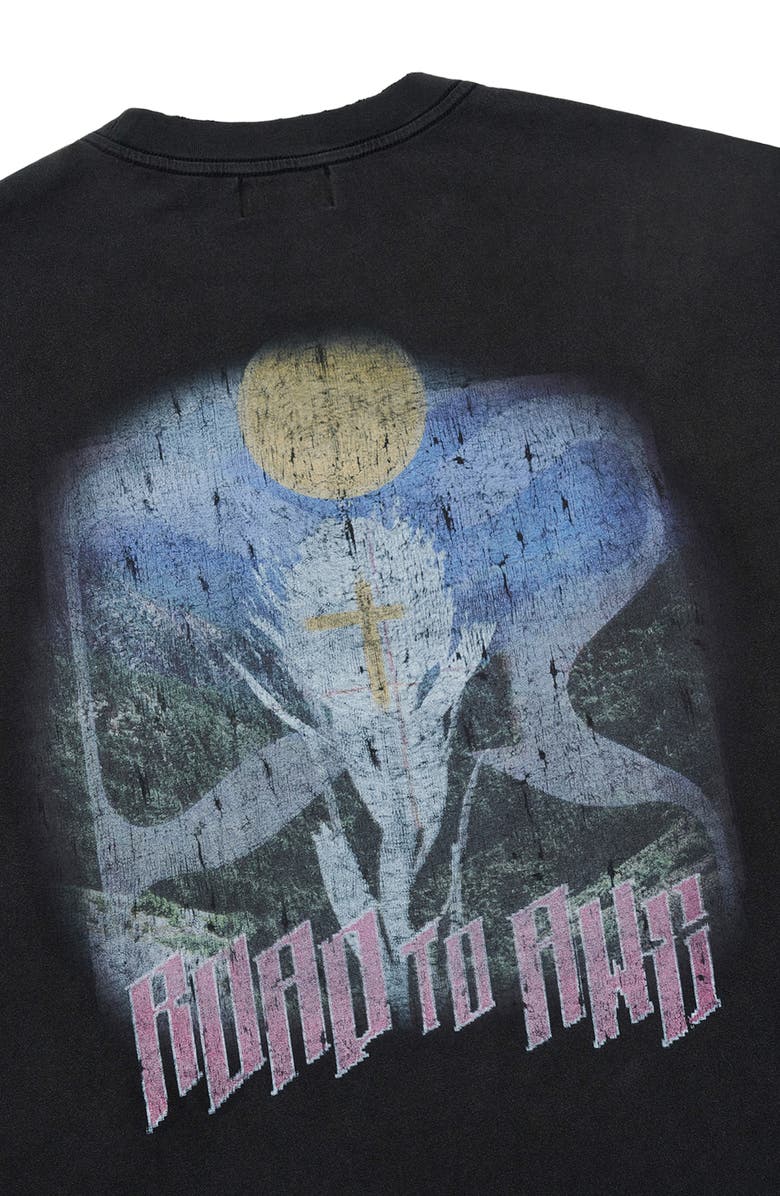 RtA Marceau Oversize Graphic T-Shirt, Alternate, color, 