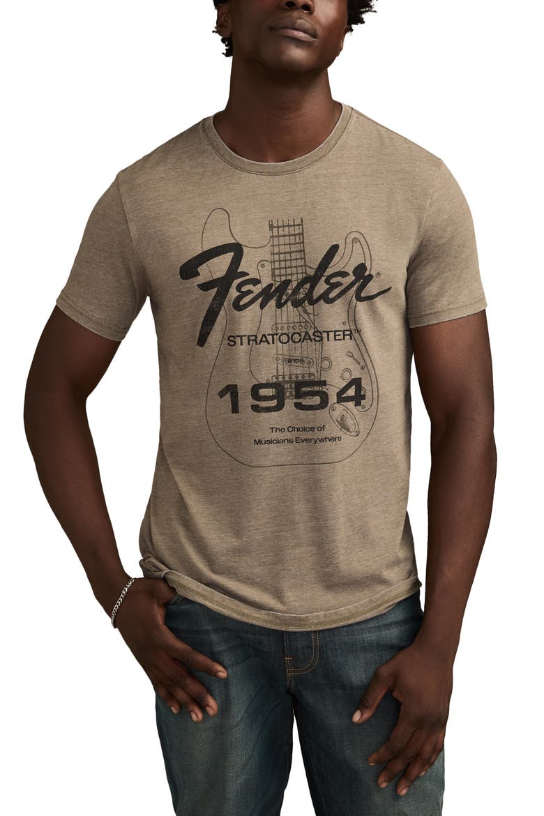 Fender Stratocaster™ Graphic T-Shirt, Main, color, TARMAC