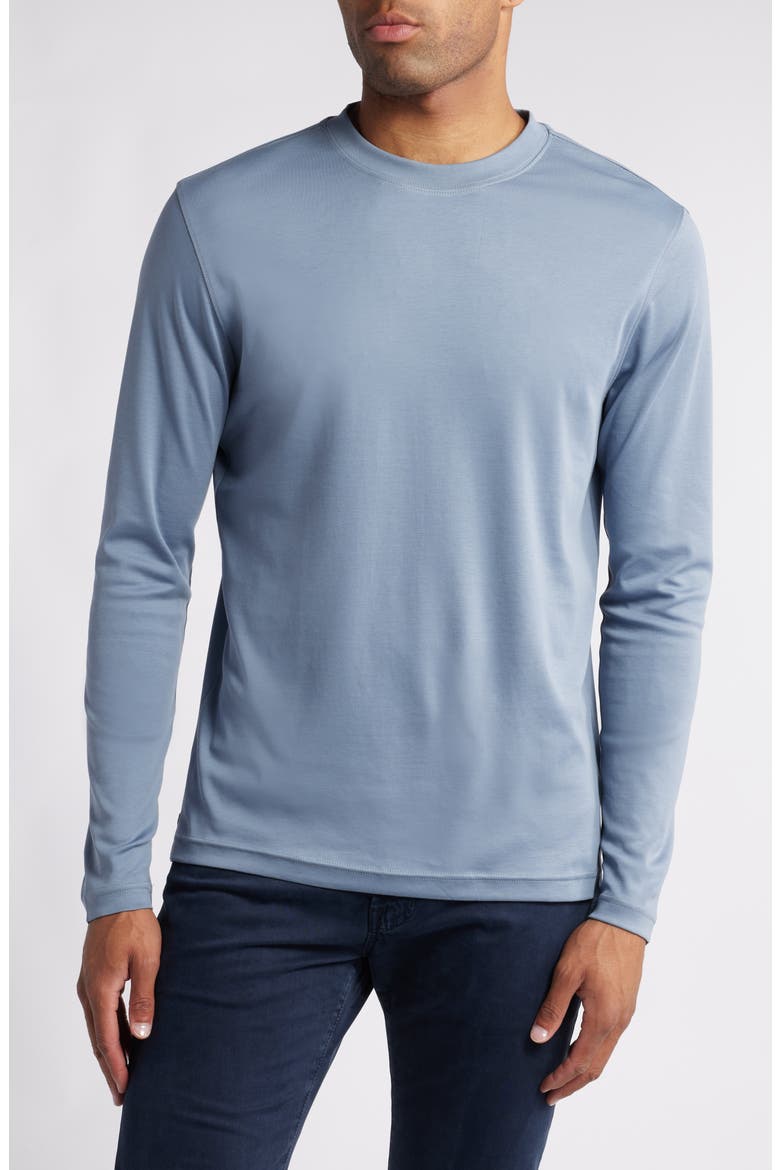 Georgia Long Sleeve T-Shirt, Main, color, METALLIC