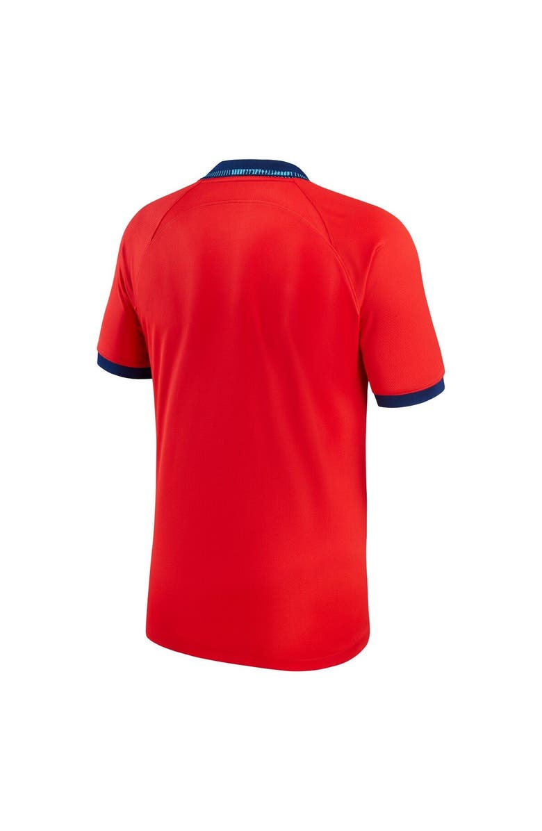 Nike Youth Nike Red England National Team 2022/23 Away Breathe Stadium Replica Blank Jersey, Alternate, color,