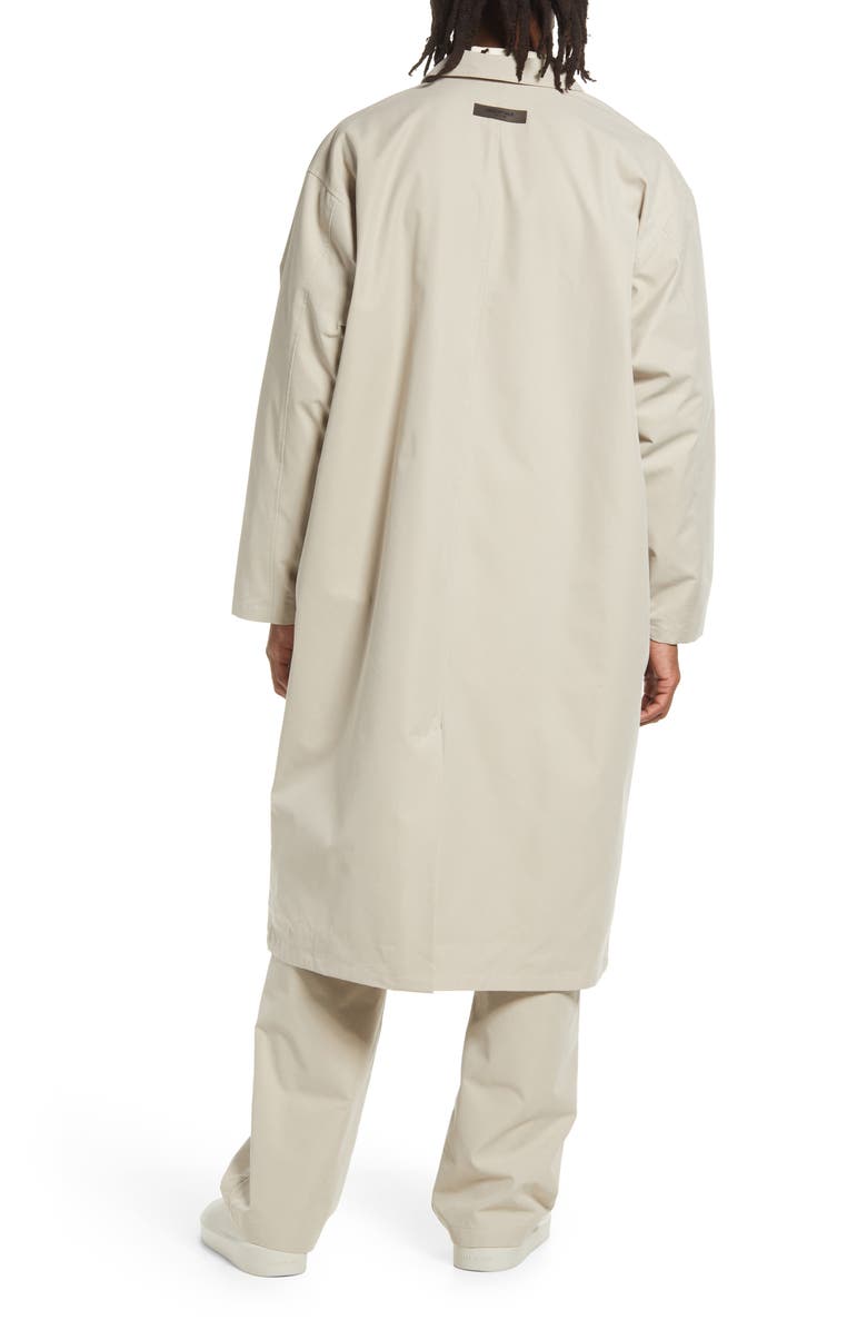 Fear of God Essentials Cotton Blend Long Coat, Alternate, color, 