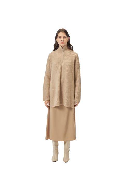 Cashmere Quarter-Zip Sweater