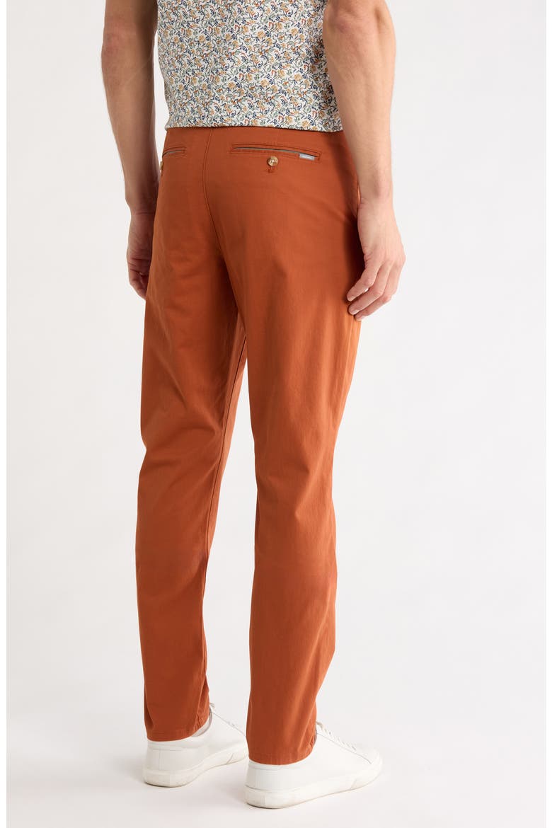Signature Stretch Cotton Chinos, Alternate, color, GINGER BREAD