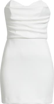 Black Halo Leonora Strapless Minidress