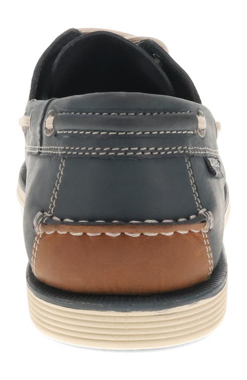 Dockers Mens Dennison Genuine Leather Dress Casual Boat Shoe In Navy