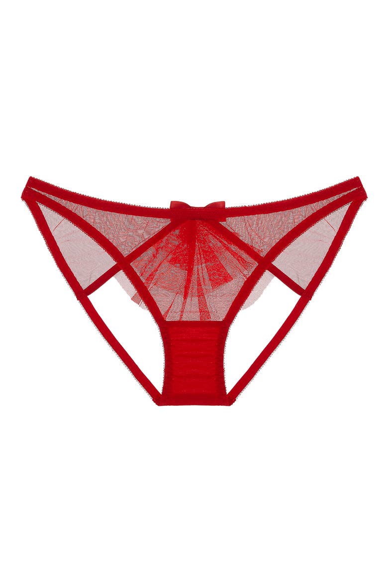 Odette Ouvert Bikini, Main, color, SCARLET