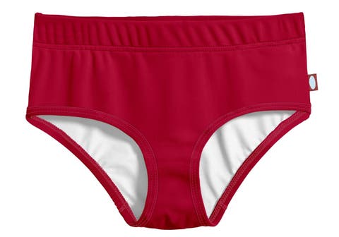 Girls Extra-Coverage UPF 50+ Lined Swim Briefs
