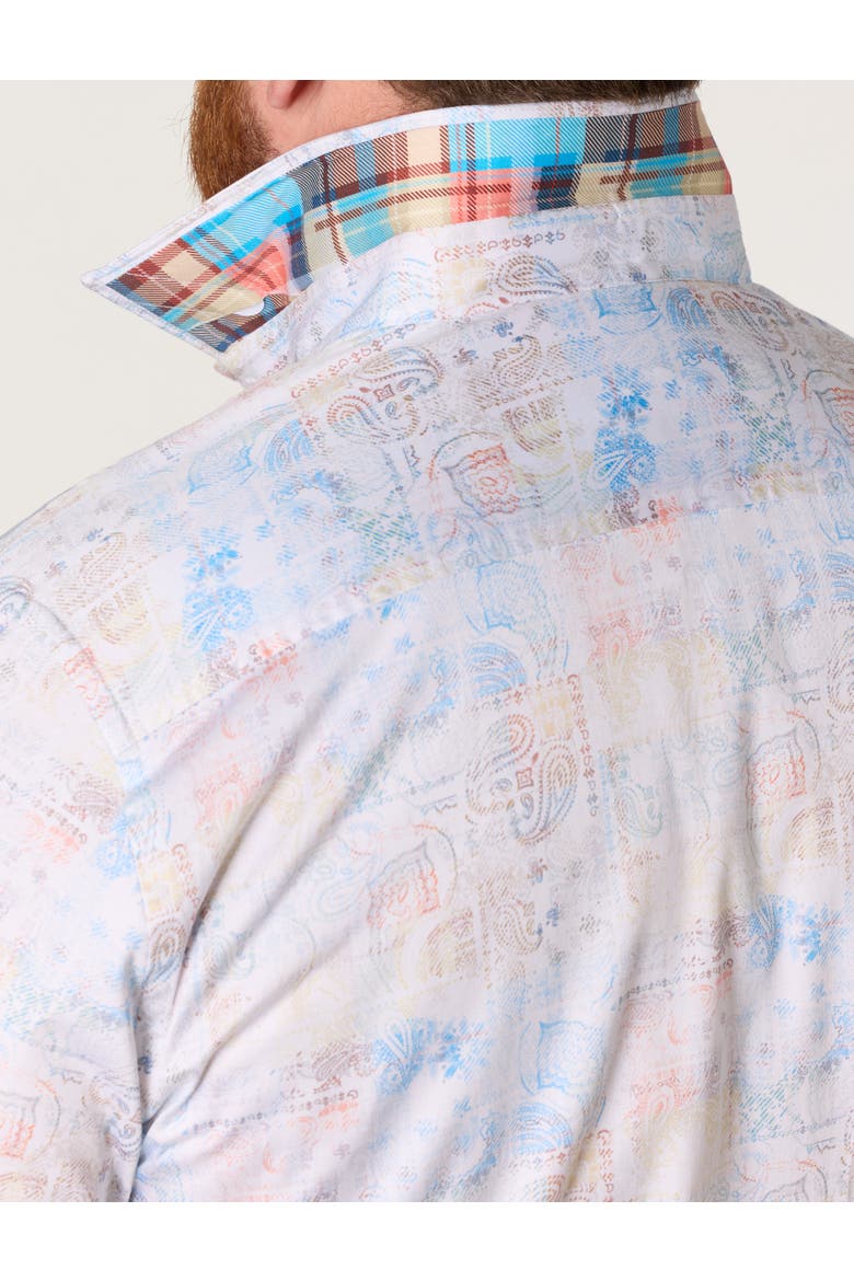 Big & Tall  Vista Sport Shirt, Alternate, color, MULTI