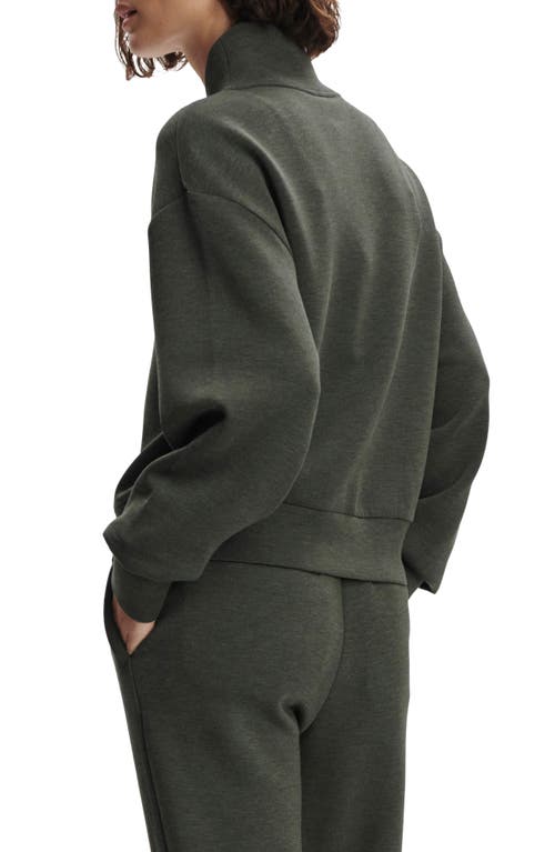 Varley Davidson Woven Sweatshirt In Gray