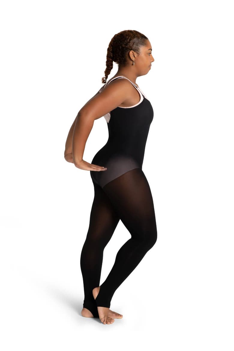 Ultra Soft Stirrup Body Tight, Alternate, color, black