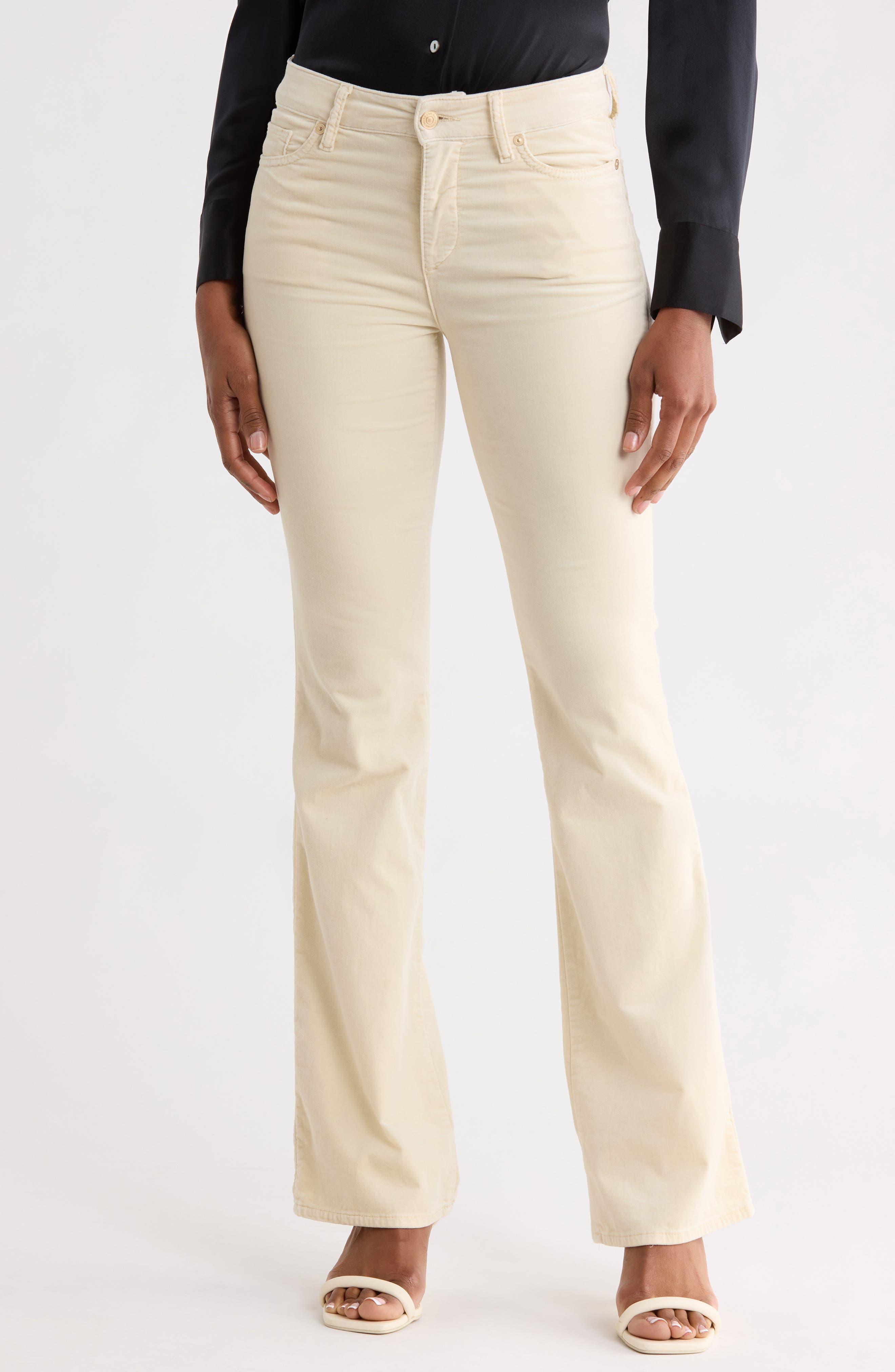 The Leggy Bootcut Velvet Jeans