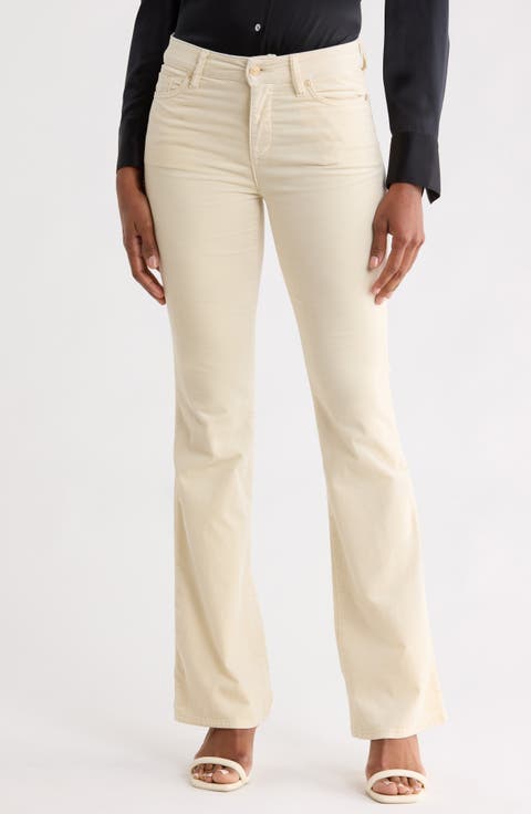 The Leggy Bootcut Velvet Jeans