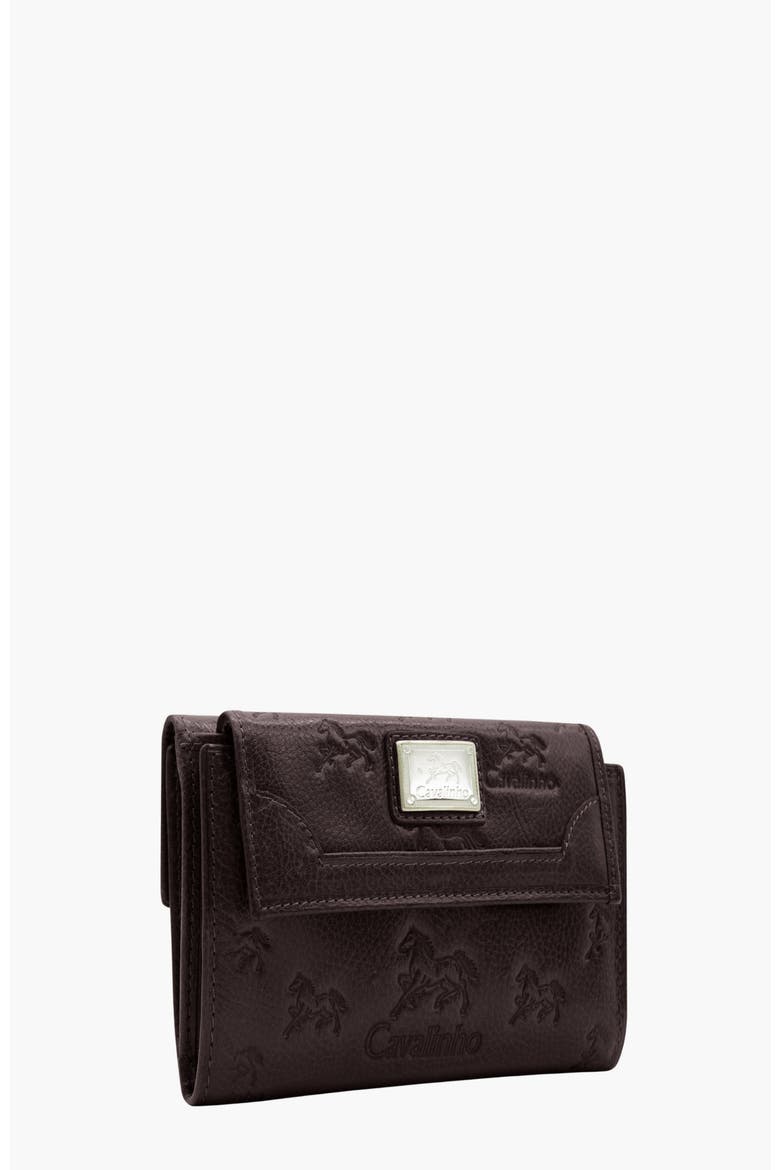 Cavalo Lusitano Leather Wallet 202, Alternate, color, Brown