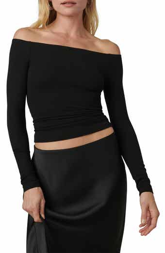 The Devin Off the Shoulder Crop Top
