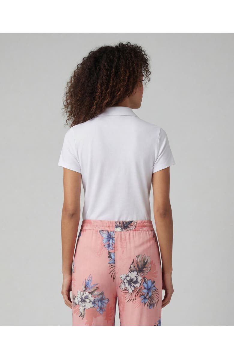 Lords of Harlech White Womens Printed Button-Up Shirt, Alternate, color, White