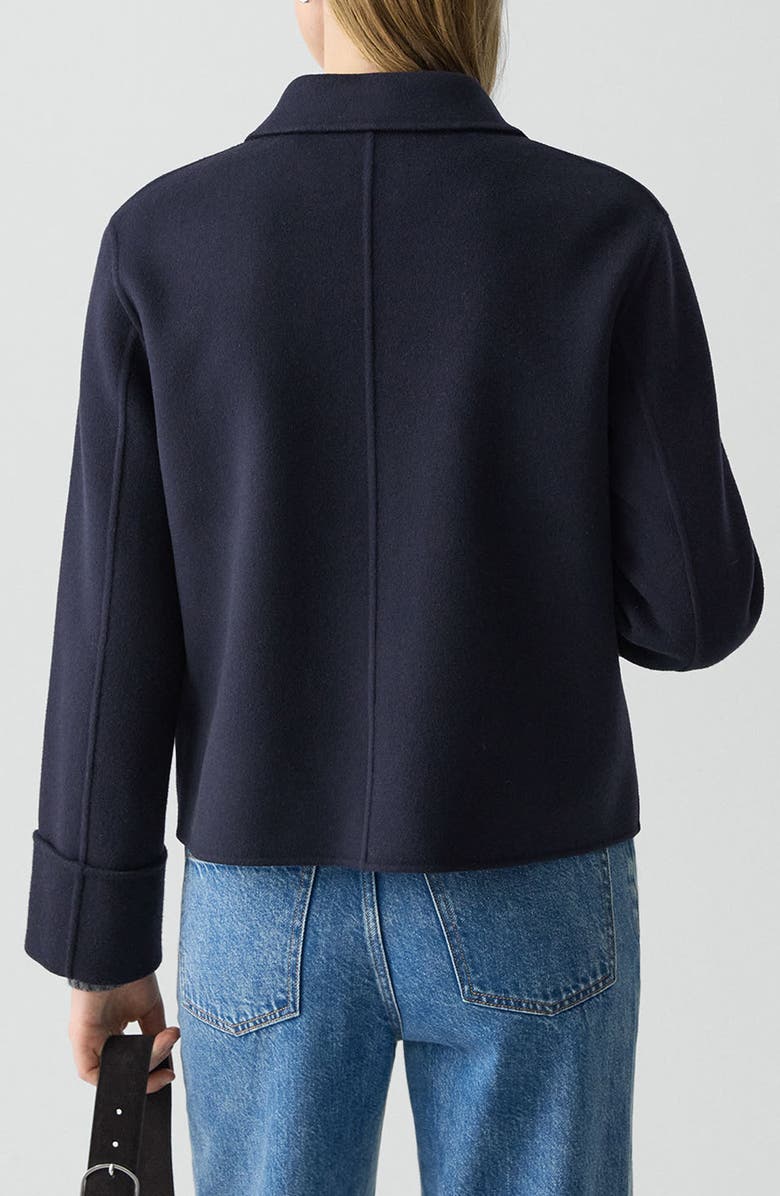 Theory Wool & Cashmere Button Jacket, Alternate, color, New Navy