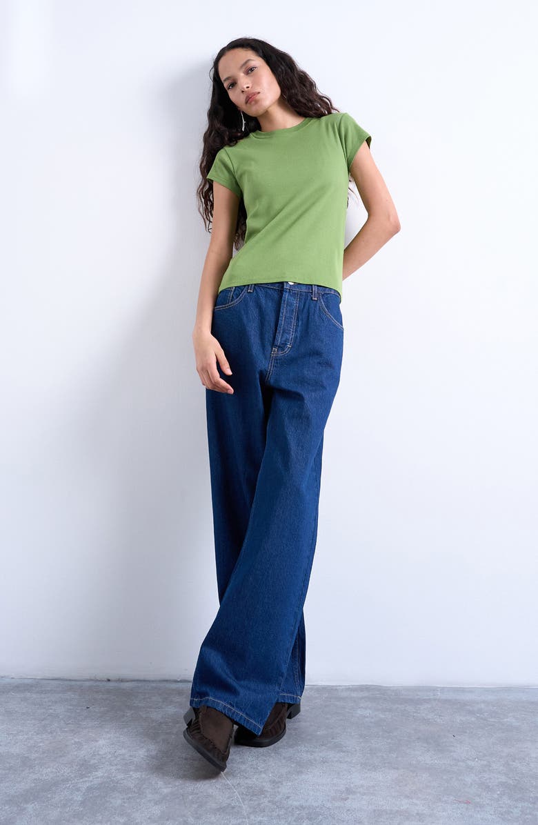 Topshop Everyday Cotton T-Shirt, Alternate, color,