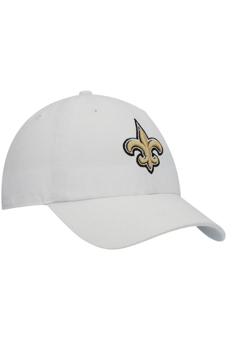 Women's '47 White New Orleans Saints Miata Clean Up Logo Adjustable Hat, Alternate, color, White