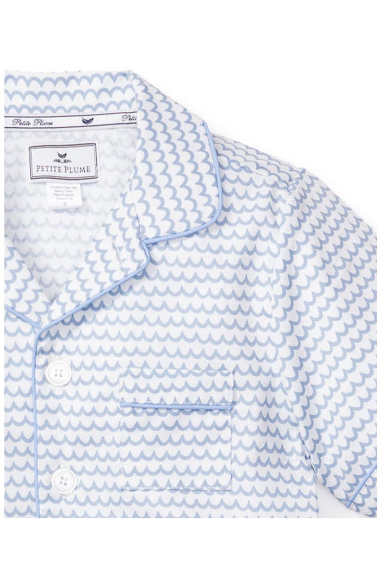 Kids' La Mer Short Pajamas, Alternate, color, BLUE