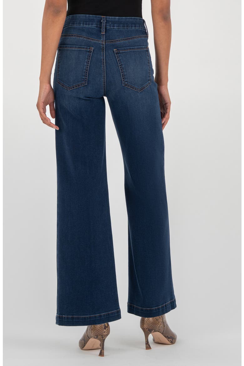 Meg Patch Pocket High Waist Wide Leg Jeans, Alternate, color, CONTENTMENT