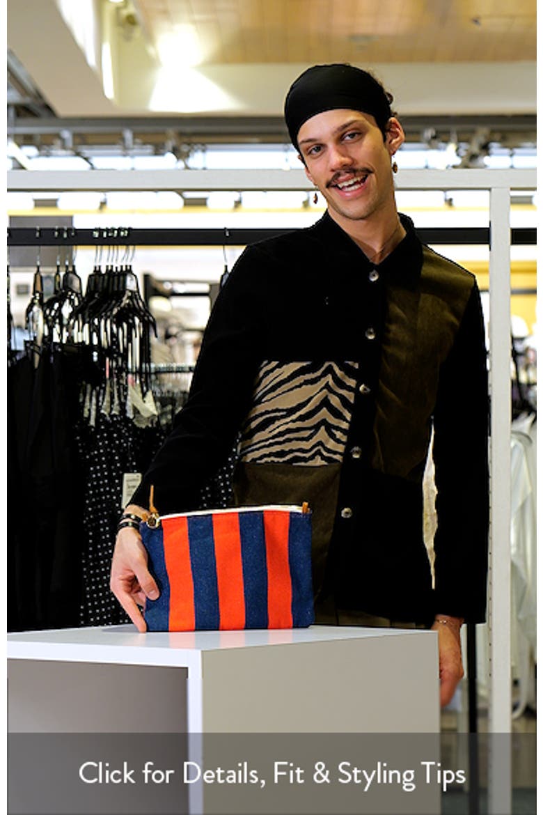 Stripe Flat Clutch video