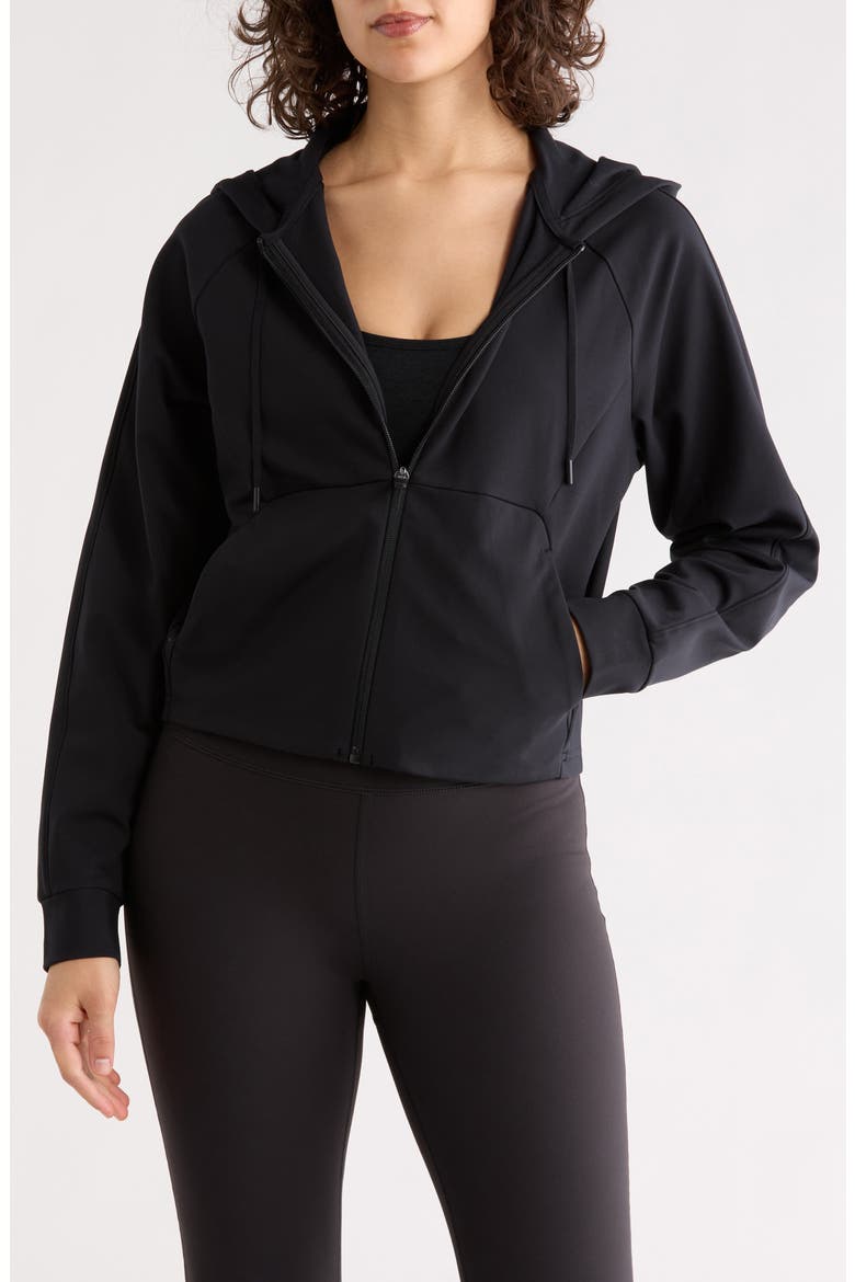Superflex Fleece Raleigh Hoodie, Main, color, BLACK