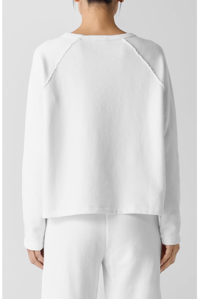 Boxy Organic Cotton Knit Top, Alternate, color, WHITE