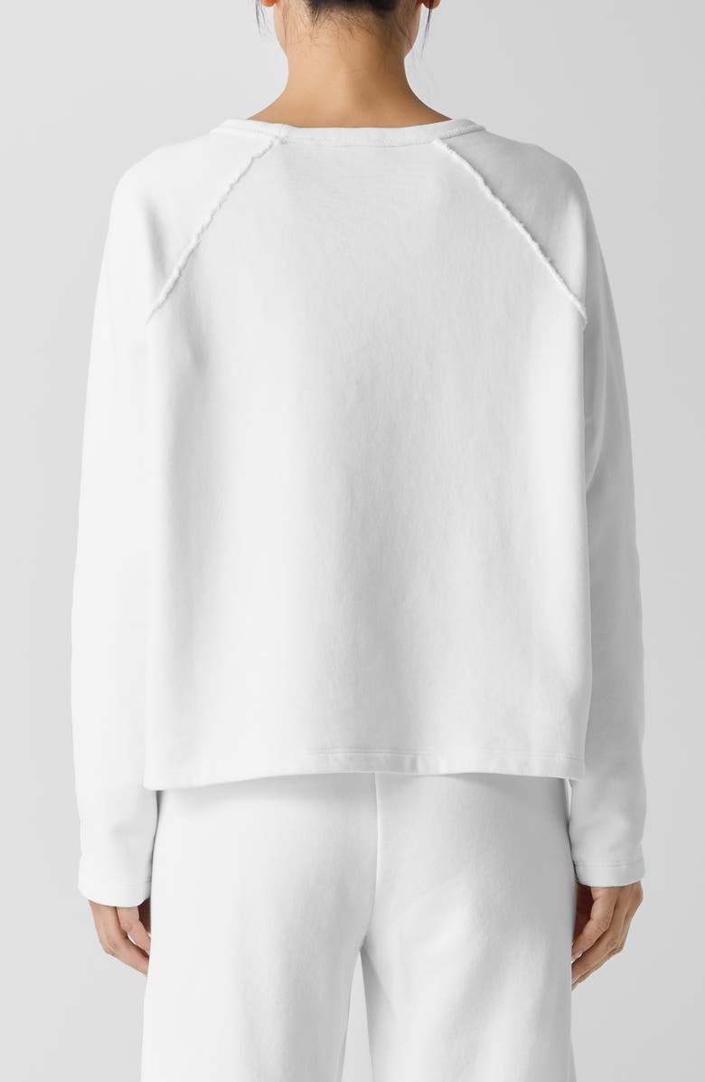 Eileen Fisher Boxy Organic Cotton Knit Top, Alternate, color, 