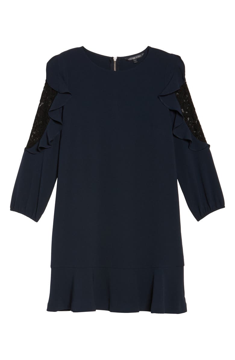 Felicity & Coco Stefani Ruffle Lace Dress, Alternate, color, 