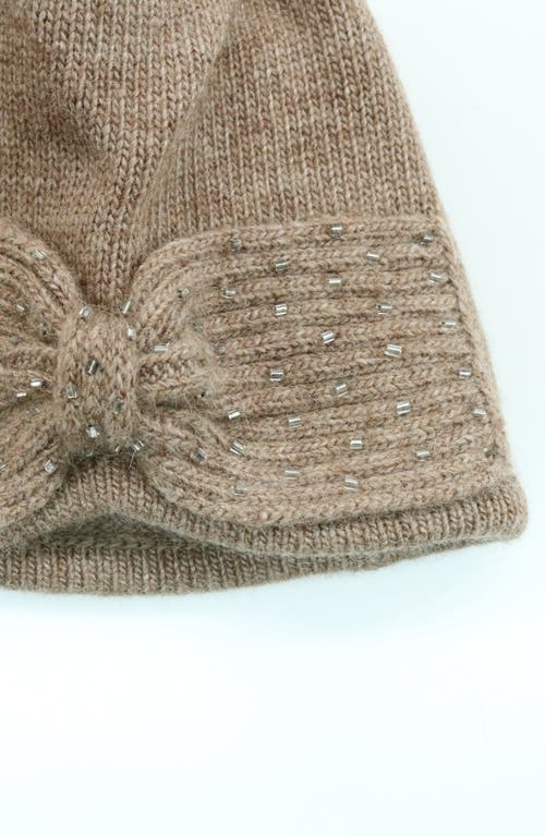 Portolano Minerva Beaded Bow Beanie