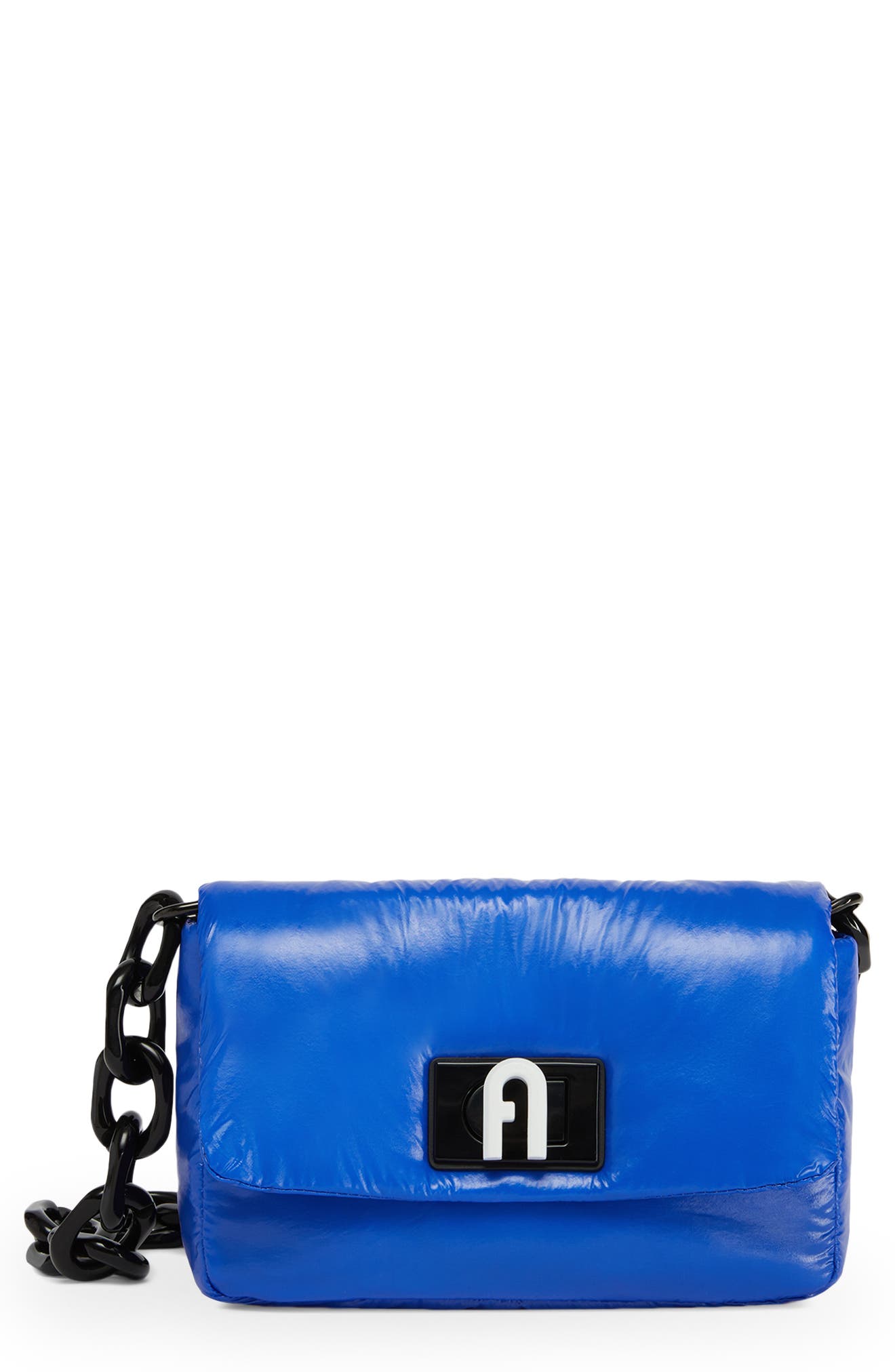 Furla 1927 Soft Mini Nylon Shoulder Bag, Main, color, 