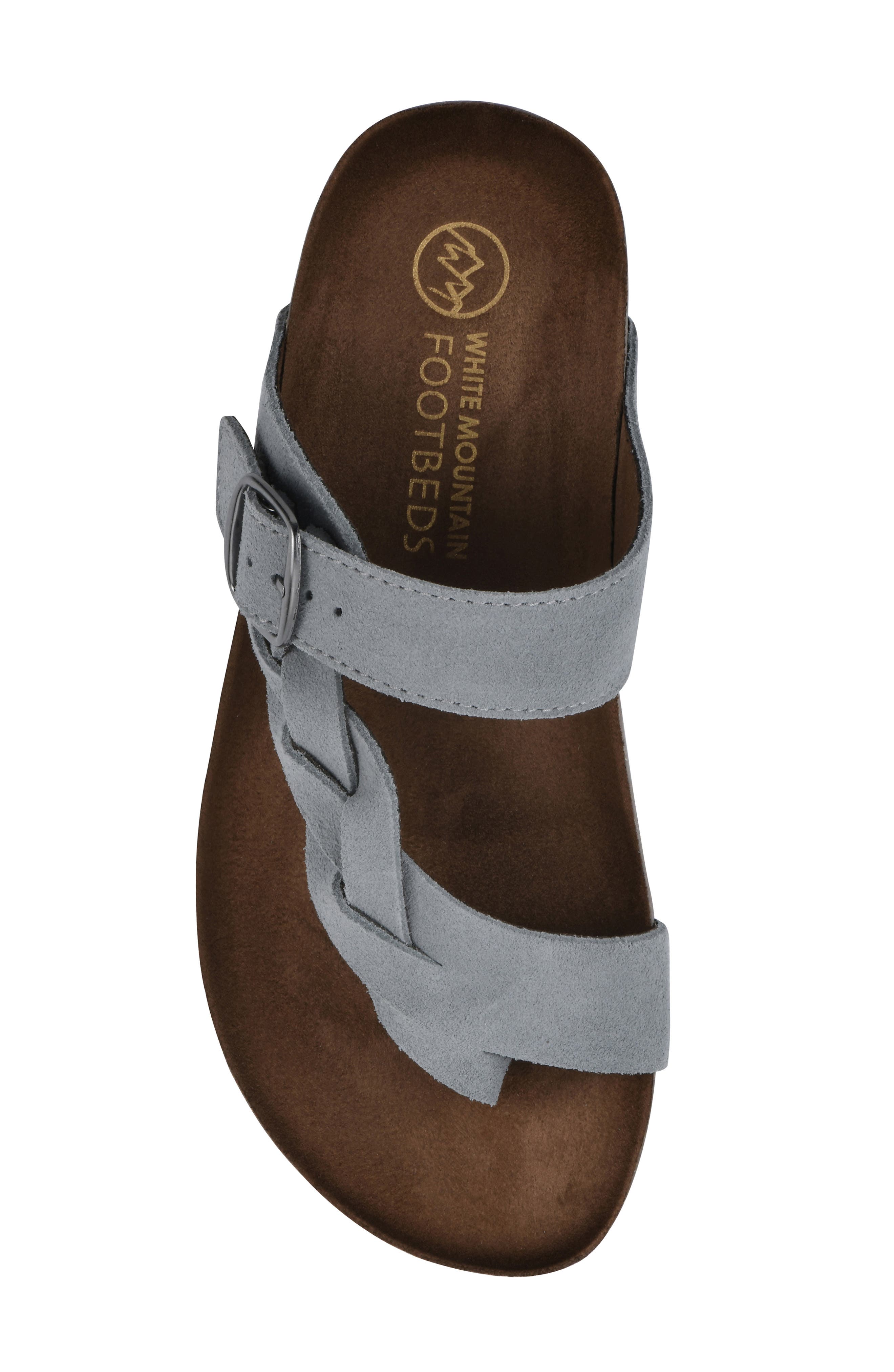 Crawford Braided Footbed Sandal, Alternate, color, BLUE RASPBERRY