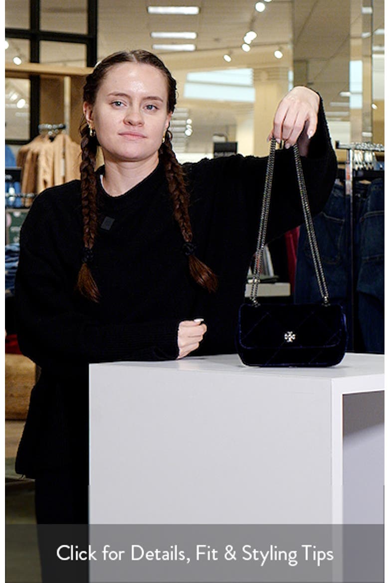 Kira Velvet Quilted Convertible Crossbody Bag video