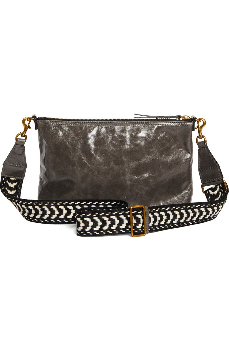 Isabel Marant Nessah Wardy XO Capsule Leather Shoulder Bag, Alternate, color,