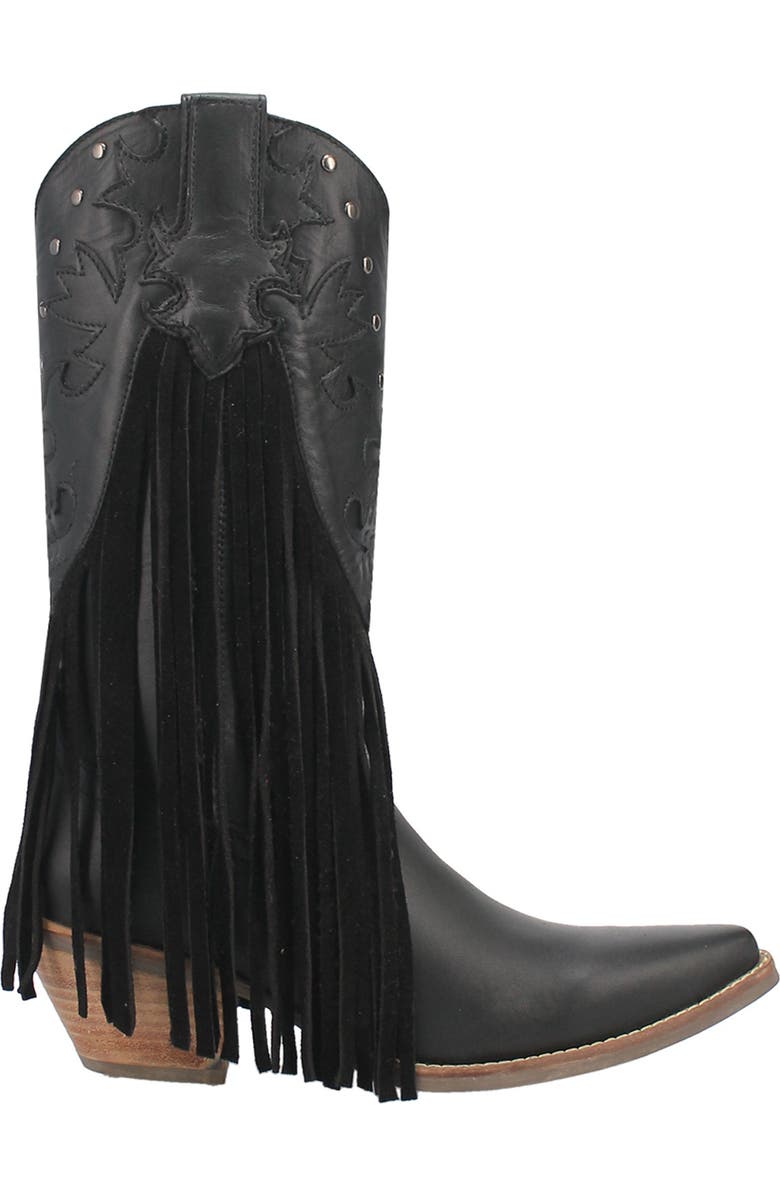 Dingo Hoedown Fringe Western Boot, Alternate, color,