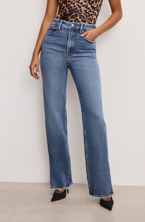 Good American Outseam Skater Jeans In Indigo737
