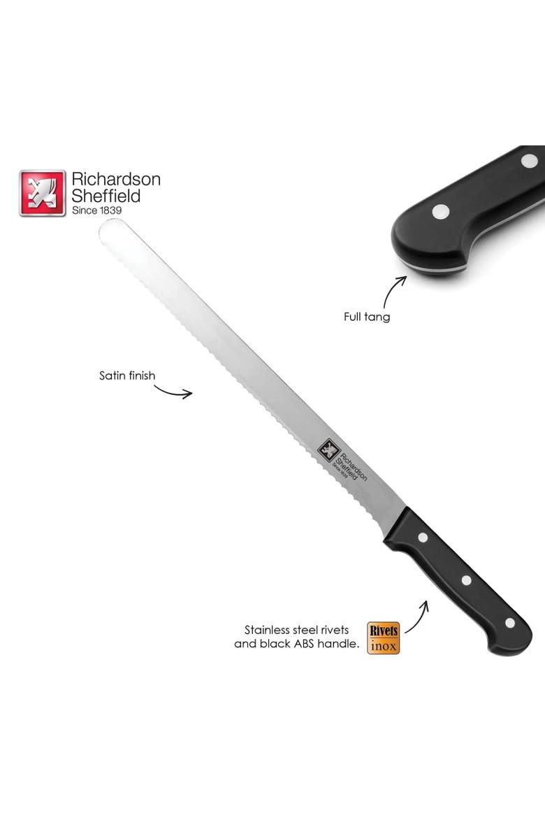 Richardson Sheffield Universal 12-Inch Genoise/Cake Knife, Alternate, color, Silver