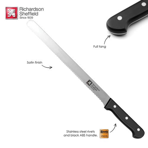 Richardson Sheffield Universal 12-inch Genoise/cake Knife In Black
