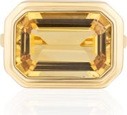GOSHWARA Manhattan East West Emerald Cut Ring