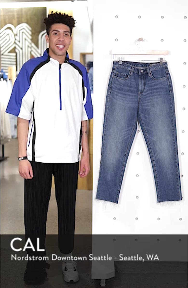 The Madison Straight Leg Crop Jeans, sales video thumbnail