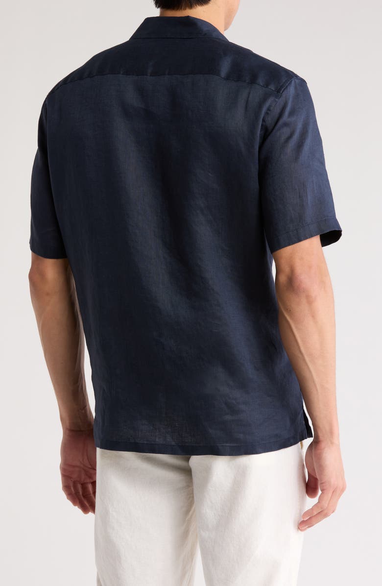 Theory Daze Linen Shirt, Alternate, color, Baltic