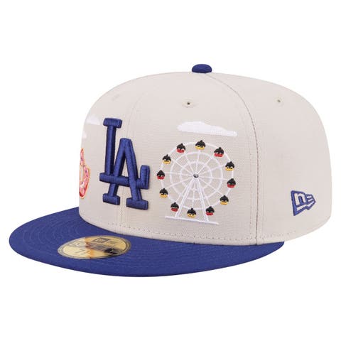 Men's New Era  Khaki Los Angeles Dodgers City Icon 59FIFTY Fitted Hat