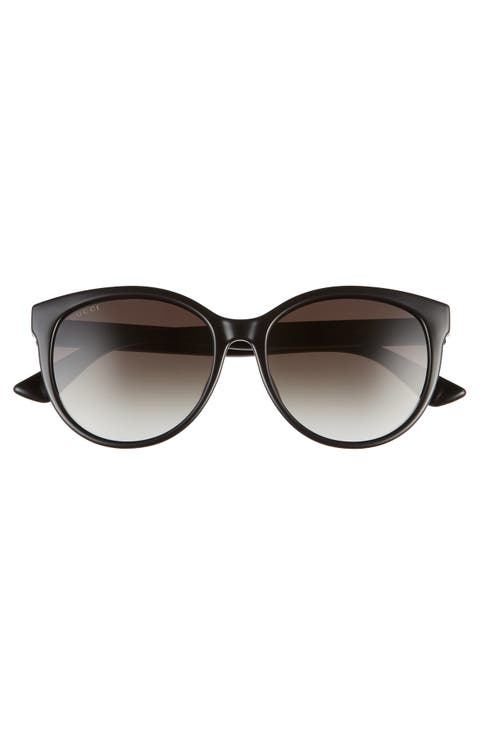 56mm Gradient Cat Eye Sunglasses