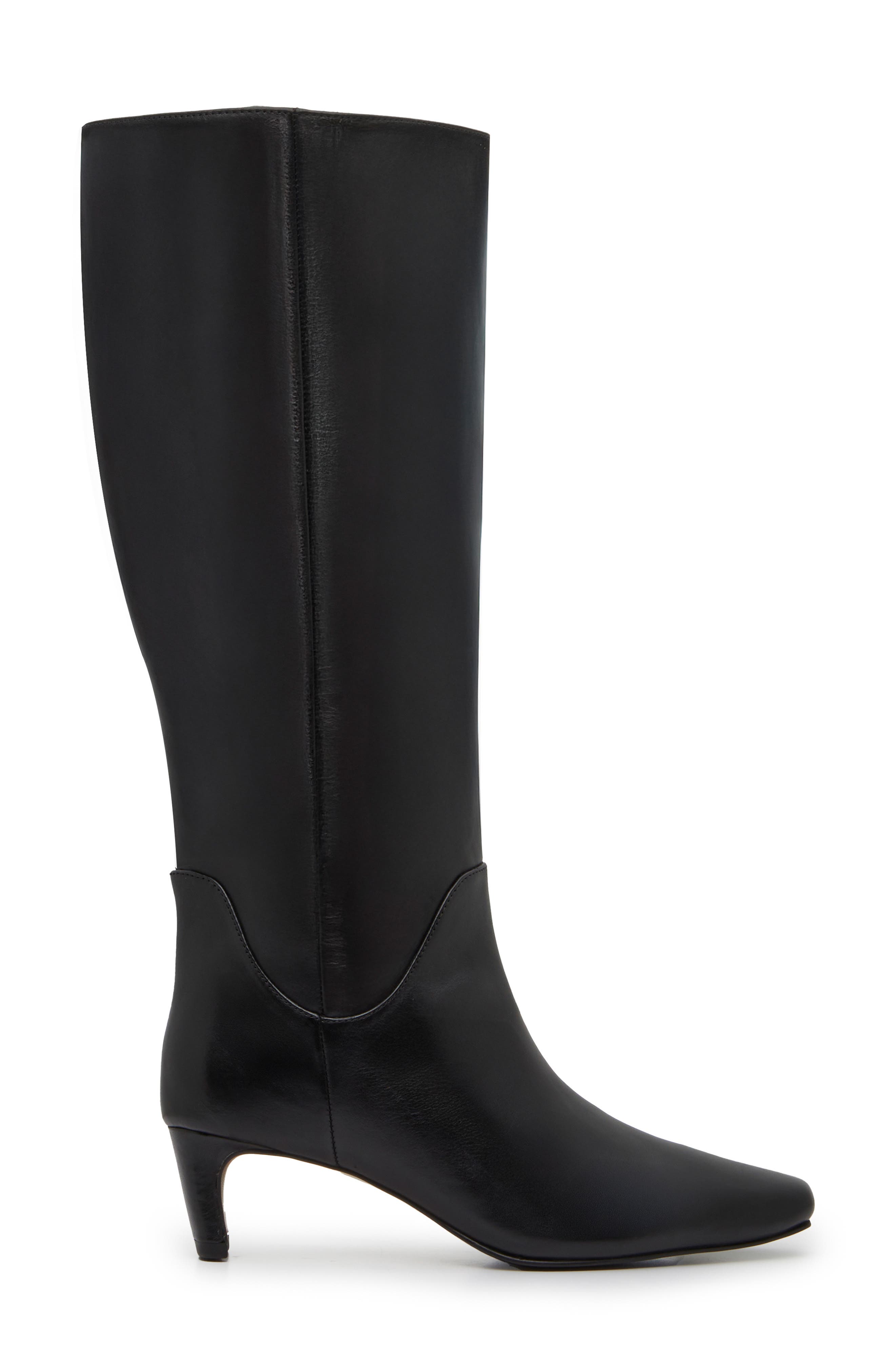 Vince Camuto Avriah Knee High Boot, Alternate, color, Black